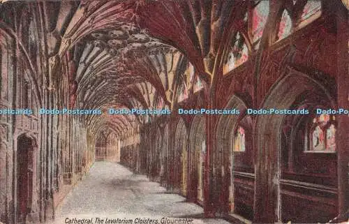 R555956 Gloucester Cathedral The Lavatorium Cloisters 1905