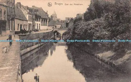 R555972 Brügge Quai des Menetriers Nels Ern Thill Serie 12 Nr 50