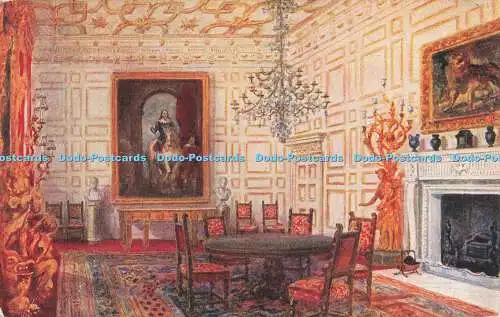 R556004 Warwick Castle Great Dining Room J Salmon W W Quatremain