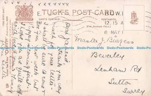 R553951 The Hunt Day Tuck Oilette Postkarte Nr. 9923 N Drummond 1913