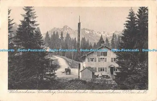 R553964 Walserschanz Vorarlberg Oesterreichisches Grenzwirtshaus 1000 m u M Gebr