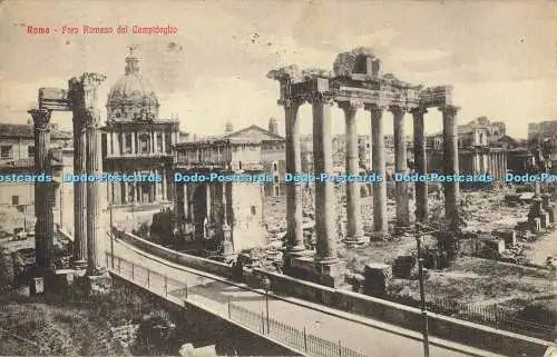 R556025 Roma Foro Romano dal Campidoglio S T A 1925