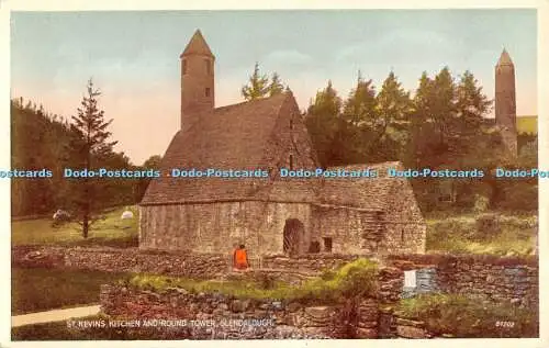 R553972 Glendalough St Kevin Küche und runder Turm Valentine Carbo Farbe