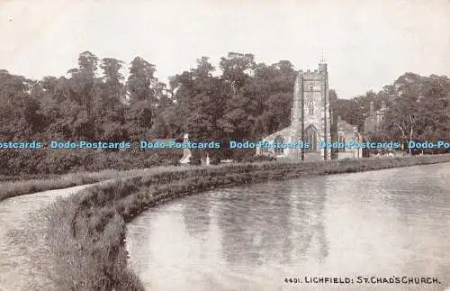 R554000 Lichfield St Chad Church Photochrom Sepiatone Series