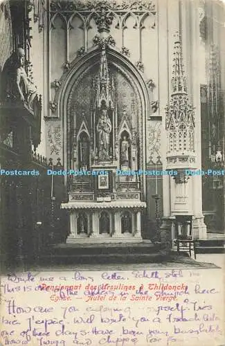 R557576 Pensionnat des Ursulines a Thildonck Eglise Autel de la Sainte Vierge We