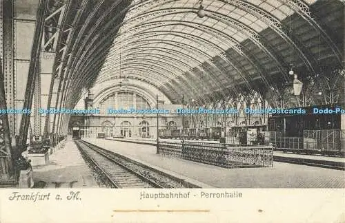 R556067 Frankfurt a M Hauptbahnhof Perronhalle Hermann Loeb