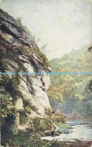 R557620 Dovedale Lion Rock D P Hall Aquarell Serie 1906