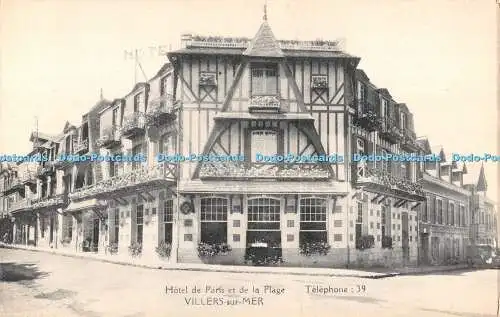 R554075 Hotel de Paris et de la Plage Villers sur Mer C F I P Paris