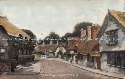 R554099 Old Village Shanklin I W Schraubenschlüssel Serie 1916