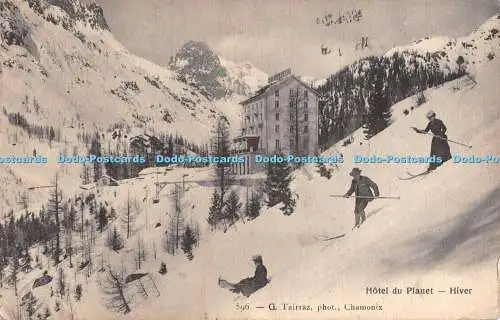 R554100 Hotel du Planet Hiver 596 G Tairraz Chamonix