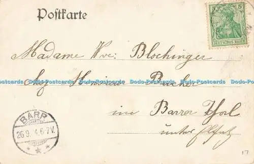 R557710 Postkarte Schlettstadt Dom St Georg