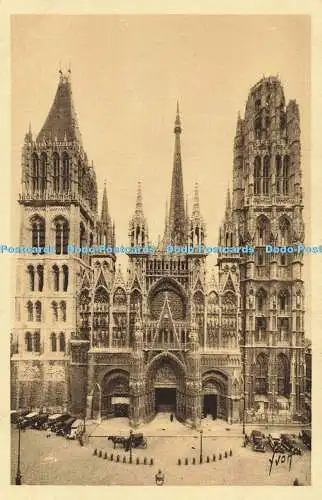 R557712 Rouen Seine Inf La Cathedrale Notre Dame Yvon Collection Normandie