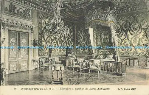 R556222 Fontainebleau Chambre a Coucher de Marie Antoinette B F