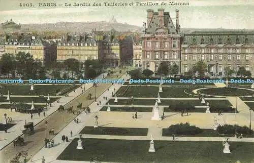 R556223 Paris Le Jardin des Tuileries et Pavilion de Marsan E Le Deley