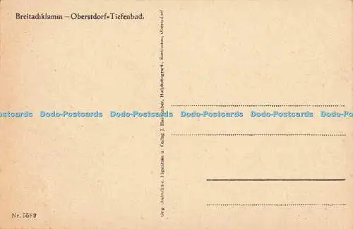 R557738 Breitachklamm Oberstdorf Tiefenbach J Heimhuber Nr 5589