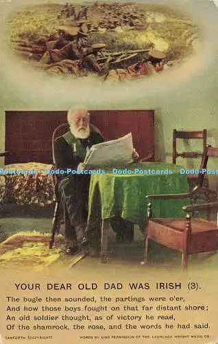 R557742 Your Dear Old Dad Was Irish Bamforth Series No 4798 3