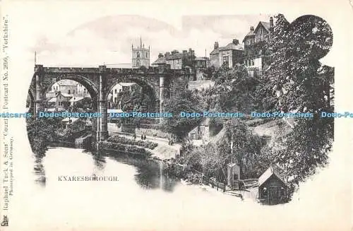 R554185 Knaresborough Tuck County Postkarte Nr. 2699 Yorkshire