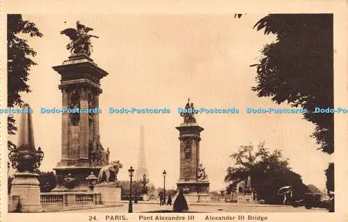 R554194 24 Paris Pont Alexandre III Alexander III Brücke A Leconte