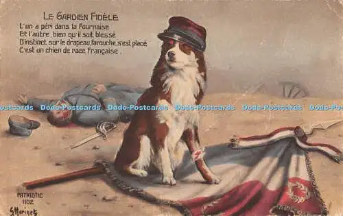 R554247 Le Gardien Fidele Lun a peri dans la Fournaise Patriotic 1102 S Morinets