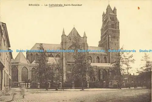 R556300 Brügge La Cathedrale Saint Sauveur