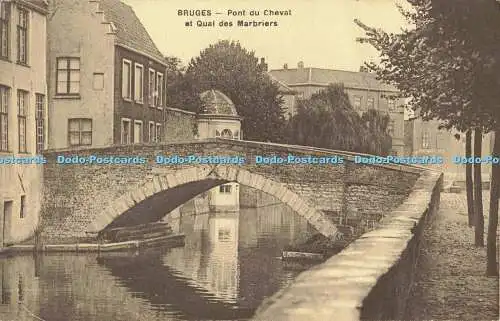 R556301 Brügge Pont du Cheval Et Quai des Marbriers