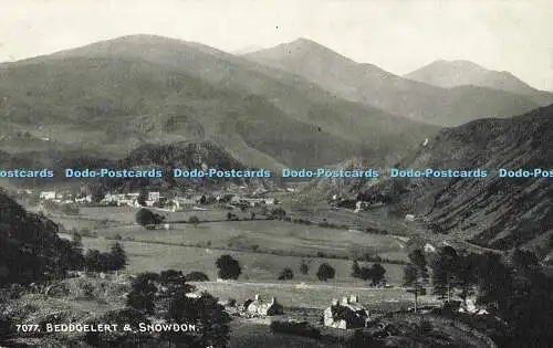 R556305 Beddgelert and Snowdon The Photochrom Exclusive Grano Series