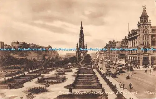 R554254 Princes Street Look West Edinburgh 340 550 W R und S zuverlässige Serie