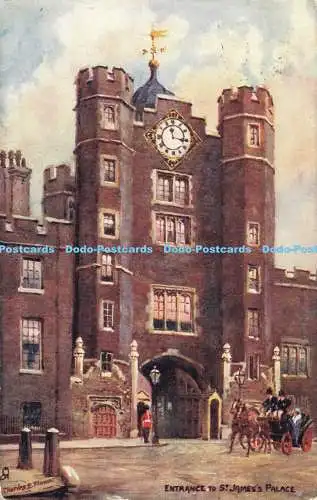 R557818 Eingang zum St James Palace Tuck Aquarette 6257