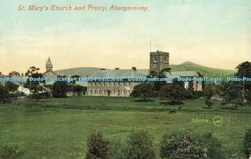 R556333 Abergavenny St Mary Church and Priory Valentine Serie