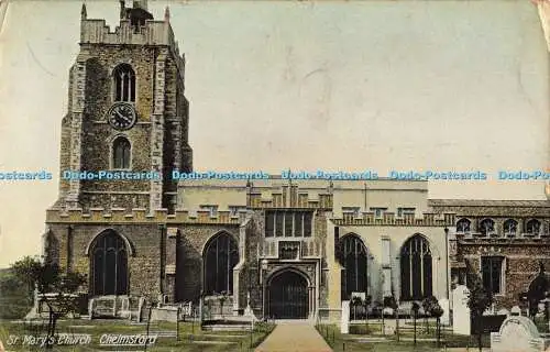 R556343 Chelmsford St Mary Church B and D Kromo Series No T 21937 1908