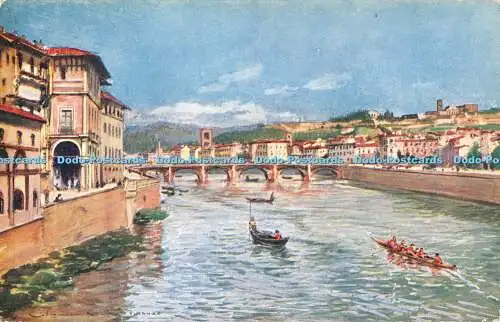 R554290 Firenze Ponte alle Grazie con S Salvatore e S Miniato A Scrocchi Milano