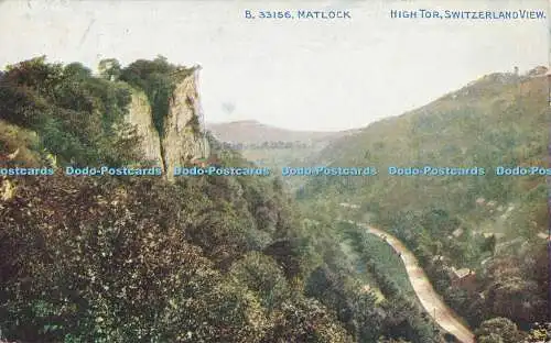 R556374 Matlock High Tor Switzerland View The Photochrom Exclusive Celesque Seri