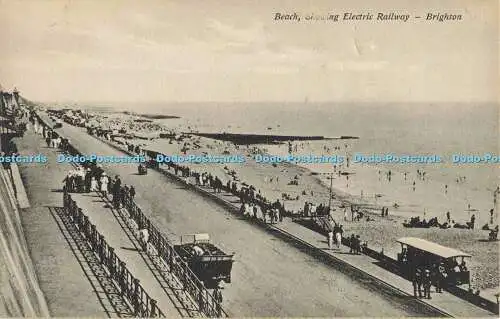 R556404 Brighton Beach zeigt elektrische Eisenbahn