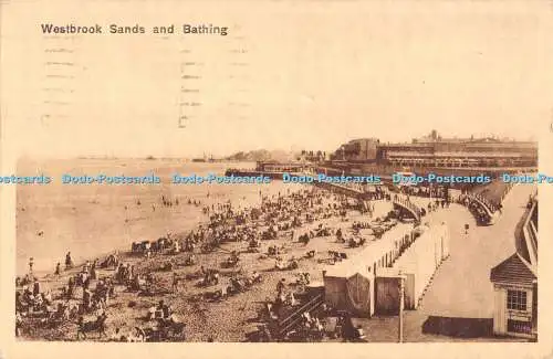 R554357 Westbrook Sands and Bathing 1935