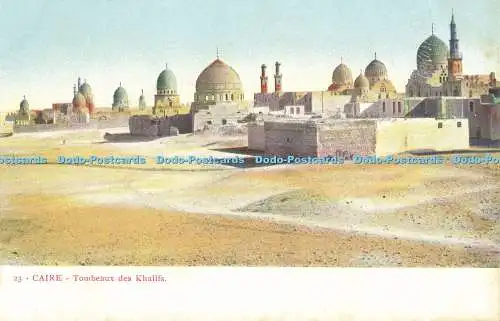 R559252 Caire Tombeaux des Khalifs Postkarte