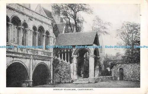 R554358 Norman Staircase Canterbury 1909