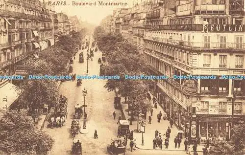 R559273 Paris Boulevard Montmartre Postkarte