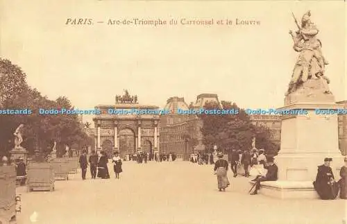 R559274 Paris Arc de Triomphe du Carrousel et le Louvre