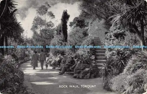 R554384 Rock Walk Torquay T 7 Lansdowne Publishing 1966