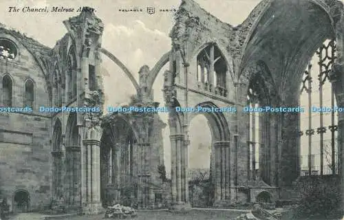 R556445 Melrose Abbey The Chancel Reliable W R and S Series 1905