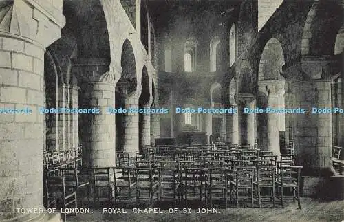 R556504 Tower of London Royal Chapel of St John London Stereoscopic Companys Ser