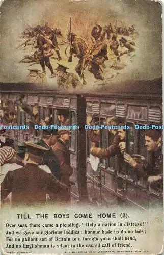 R558052 Till Boys come home 3 Bamforth Songs Serie Nr 4872