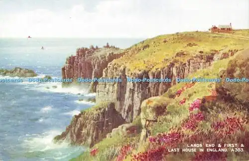 R559456 Lands End and First and Last House in England Valentine Art Colour Brian