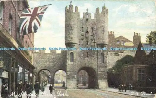 R559459 York Micklegate Bar Shurey Diese schöne Serie von Kunst-Postkarten