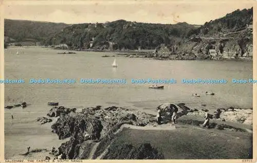 R558133 Salcombe Castle and South Sands 83713 Photochrom