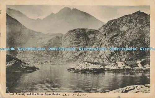 R558140 Loch Scavaig und drei Surr Dubhs 1921