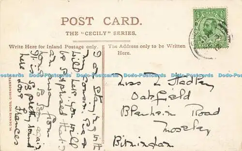 R558155 Lechlade Kirche aus River W Dennis Moss Cecily Serie 1912