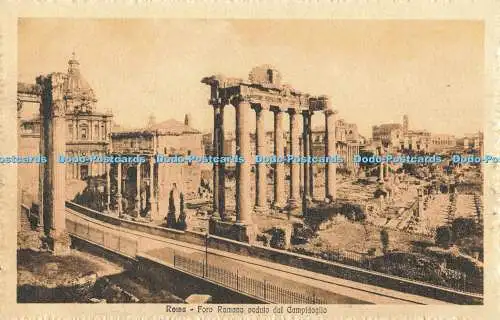 R558167 Roma Foro Romano veduto dal Campidoglio 87 E V R