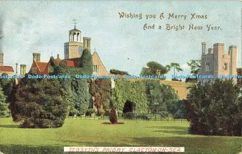 R558168 St Osyths Priory Clacton on Sea Wishing you A Merry Xmas And a Bright Ne