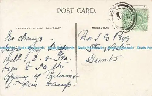R558171 General Post Office und St Martins Le Grand London 1907